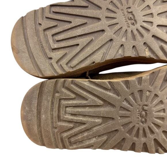 Ugg Bailey Button II Womens Brown Sherpa Wool Lined Winter Boots Sheepskin sz 6 - Picture 13 of 16